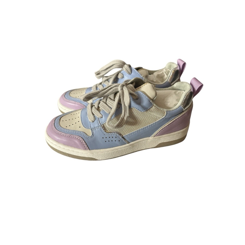 New Shu Shop Sneakers Women's‎ Size 6.5 ROMI Fuchsia Pink Metallic Shoes